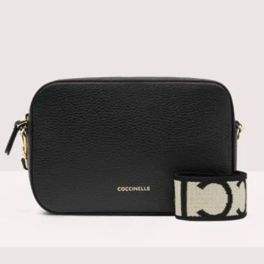 Coccinelle TEBE Black Crossbody Bag